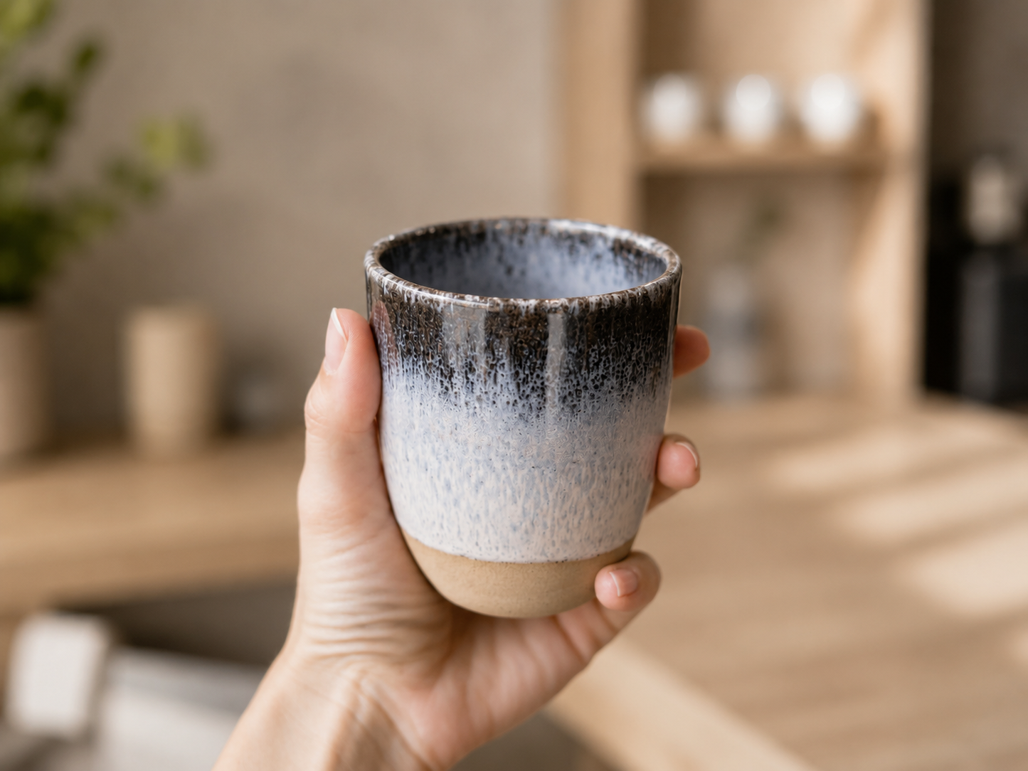 Shoreline Drift Cappuccino Cup – Handcrafted Ceramic 200ml