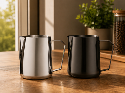 Barista & Co Master of Milk Jug – 400ml Milk Frothing Pitcher