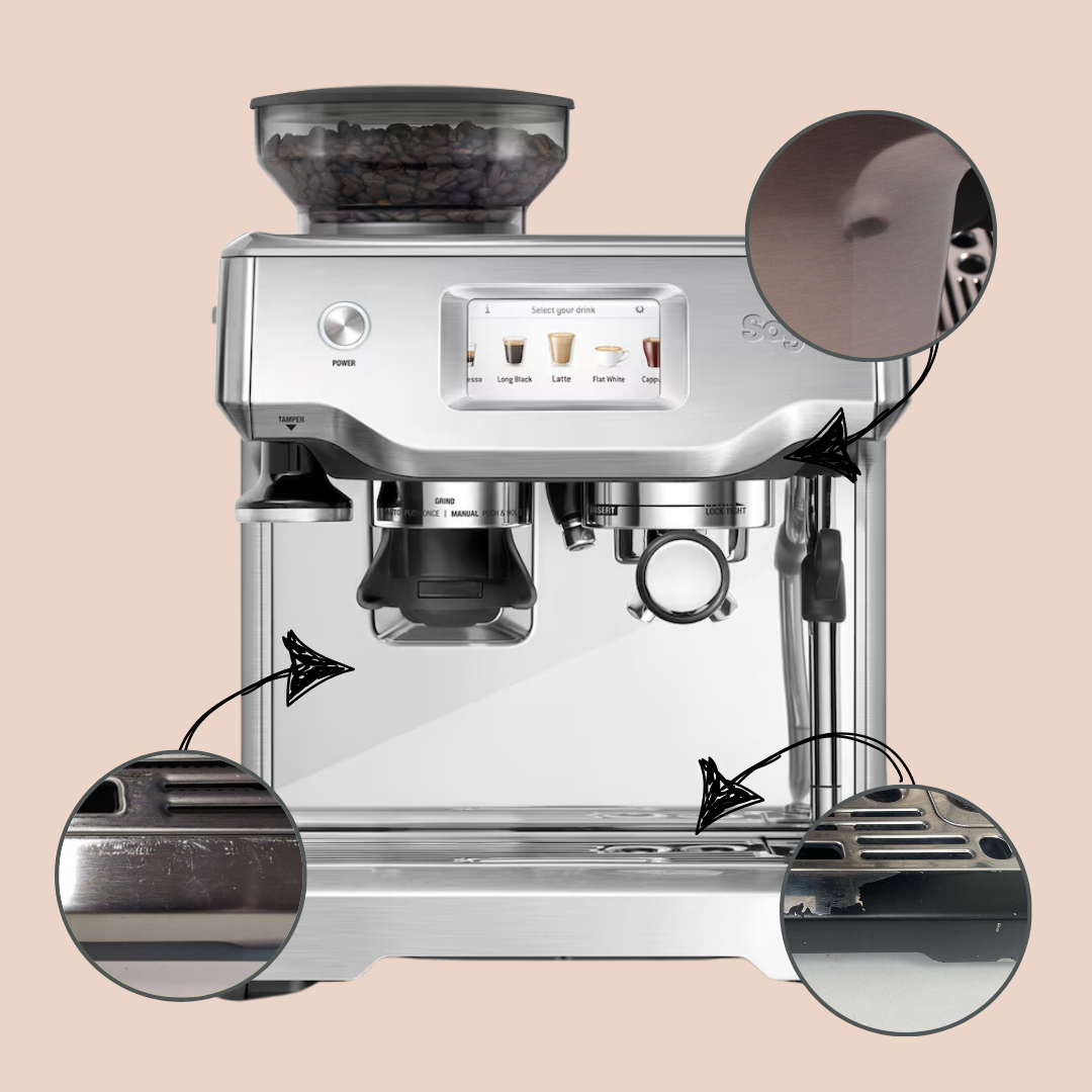 Refurbished Barista Touch Examples of Cosmetic Condition