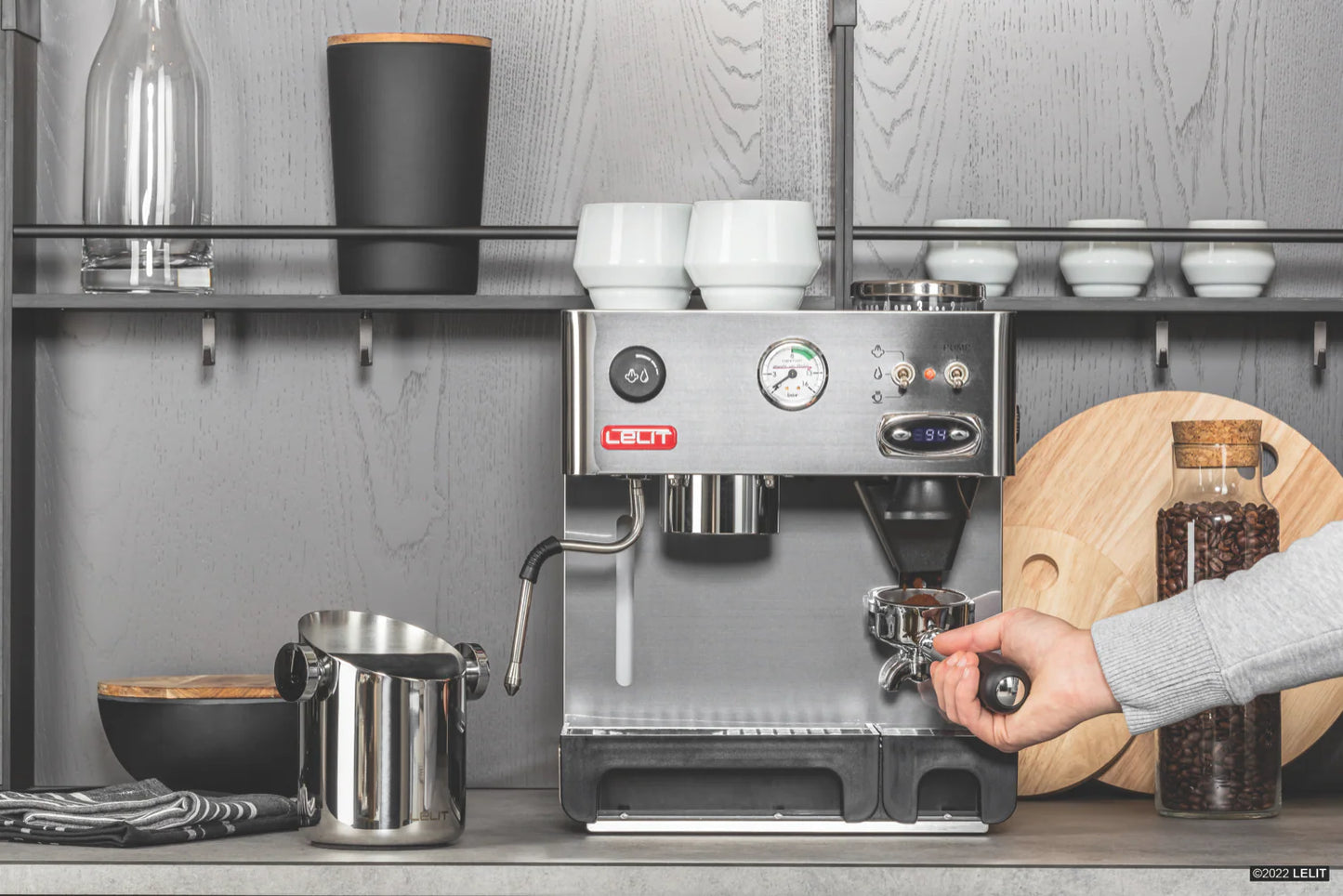 Lelit Anita with Built in Grinder Coffee Machine