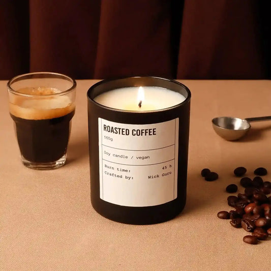 ROASTED COFFEE CANDLE - HAND MADE IN THE UK